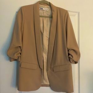 Camel Zara Blazer